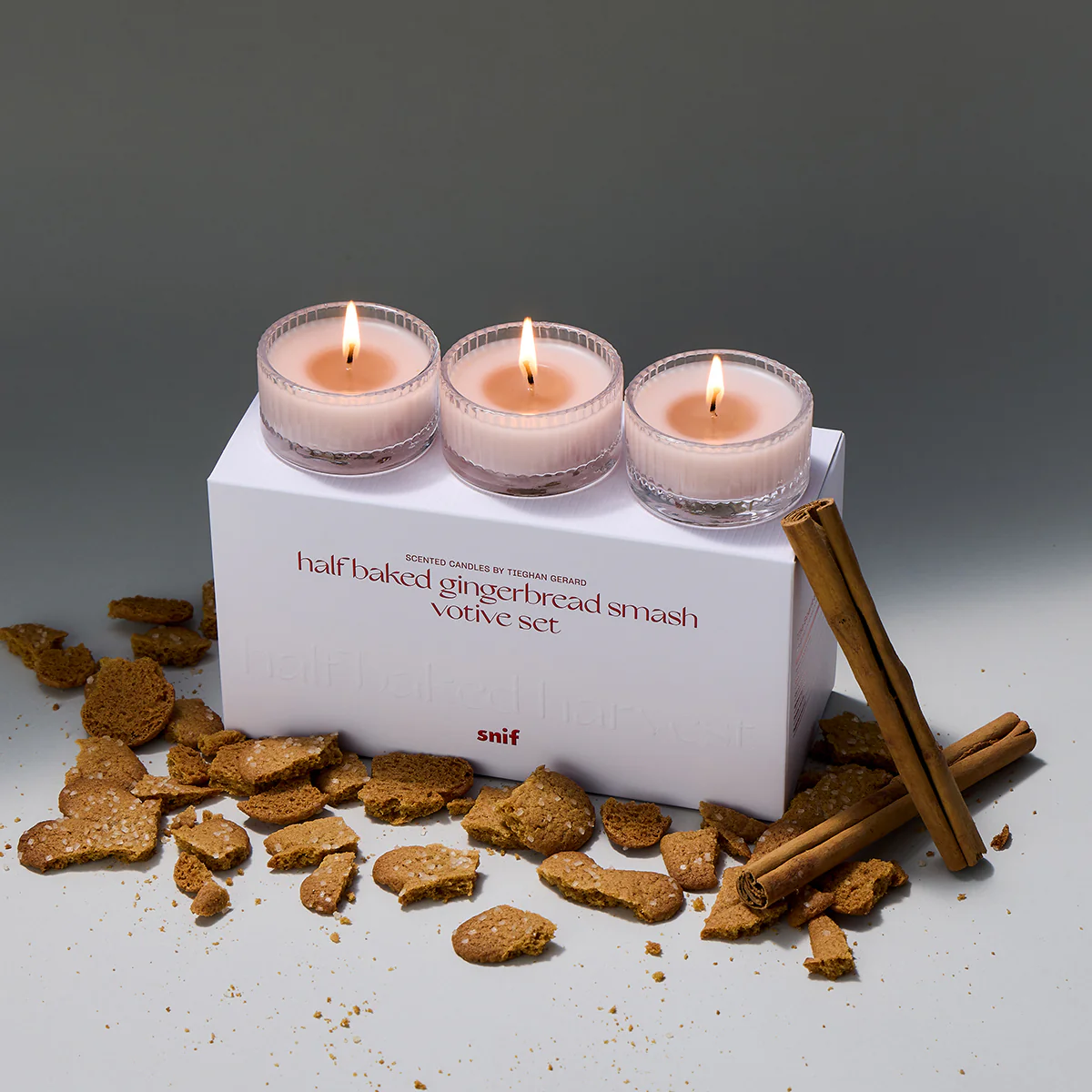 372-half-baked-gingerbread-smash-votive-set-2.webp Half Baked Gingerbread Smash Votive Set